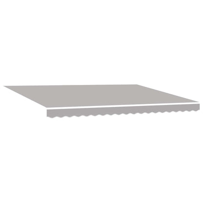 Toldo Retráctil Gris Claro 450 X 300 Cm Poliéster Y Aluminio_3