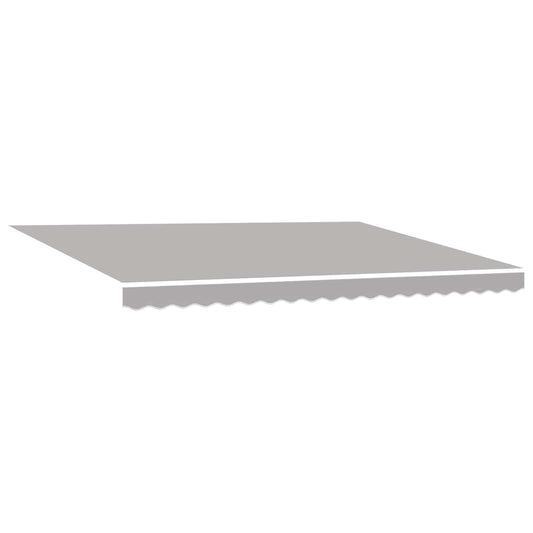 Toldo Retráctil Gris Claro 450 X 300 Cm Poliéster Y Aluminio_0