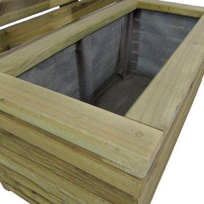 Jardinera Con Panel 150 Cm Mavira Vidahuerto 80x40x40 Cm_3