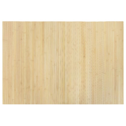 Vidaxl Alfombra Rectangular Bambú Color Natural Claro 70x100 Cm_0