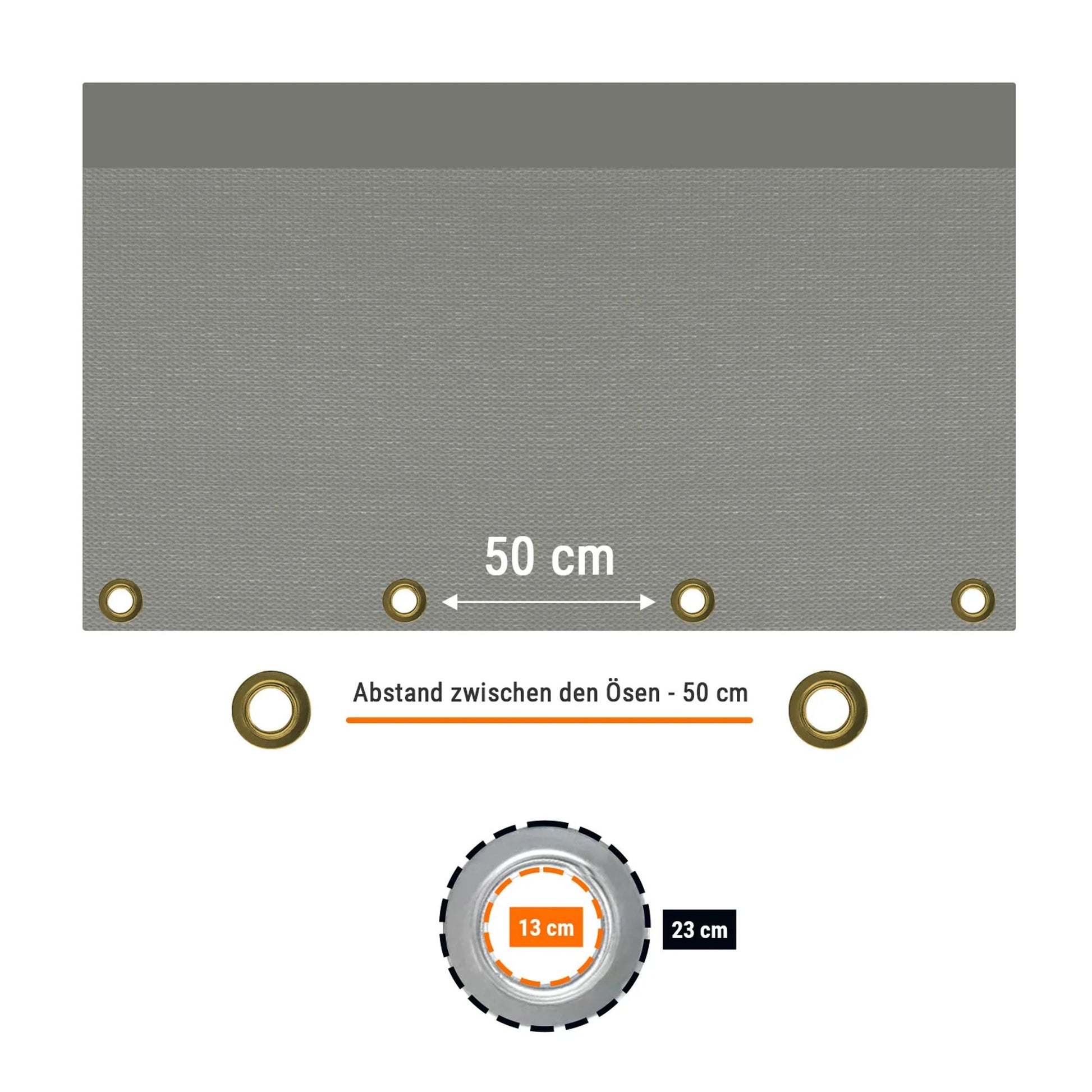Lona Impermeable 280g/m², Gris 10x12 (120m²), Lona Para Toldo, Lona De Polietileno_2