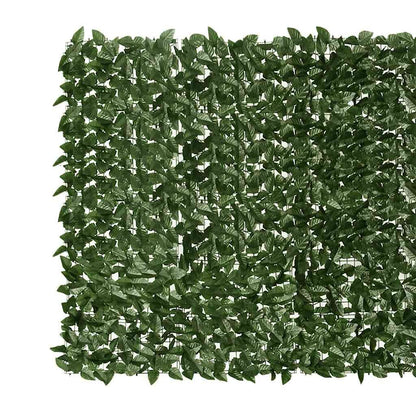 Vidaxl Toldo Para Balcón Con Hojas Verde Oscuro 300x150 Cm_3