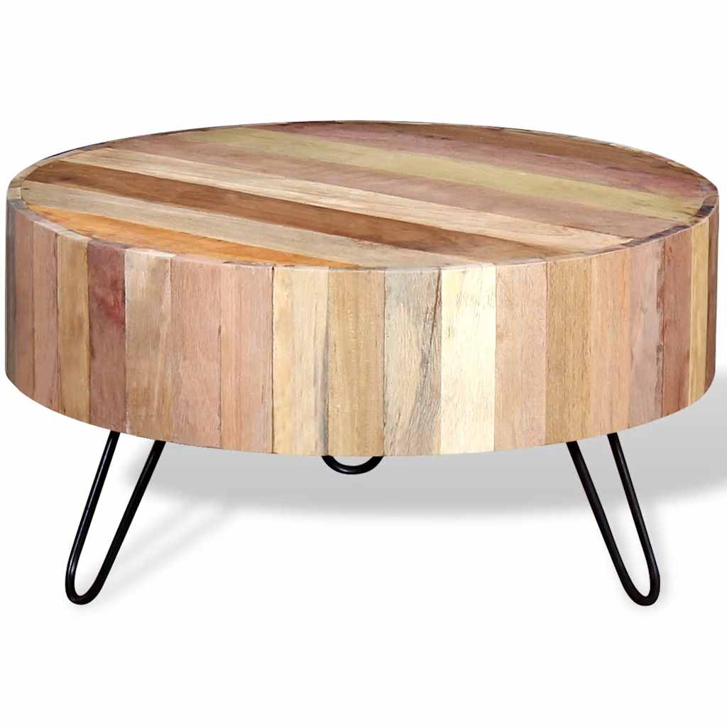 Mesa De Centro Madera Maciza Reciclada_2