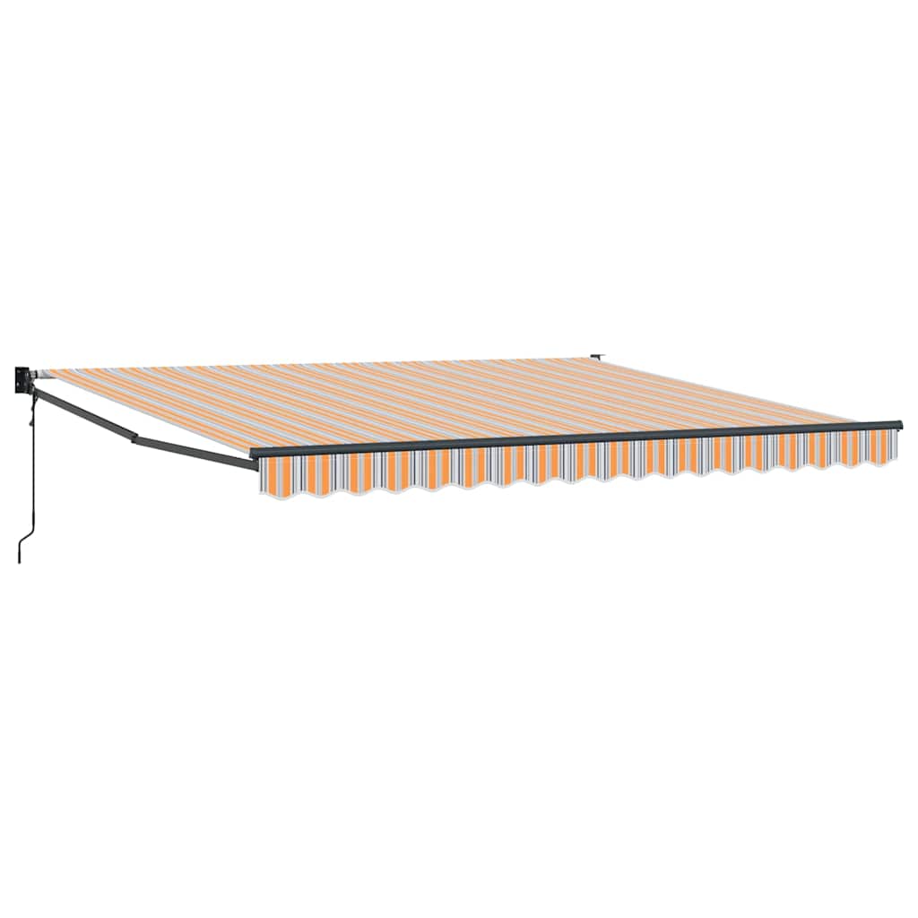 Toldo Retráctil Multicolor 400 X 300 Cm Poliéster Y Metal_0
