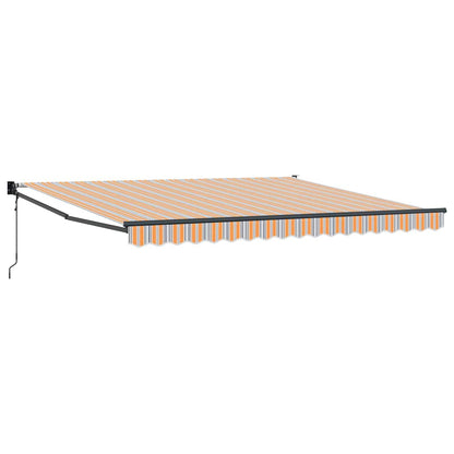 Toldo Retráctil Multicolor 400 X 300 Cm Poliéster Y Metal_0