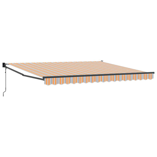 Toldo Retráctil Multicolor 400 X 300 Cm Poliéster Y Metal_0