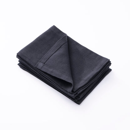 Set 4pzs Servilleta 40x40cm 100% Algodon 190gsm Negros Benetton