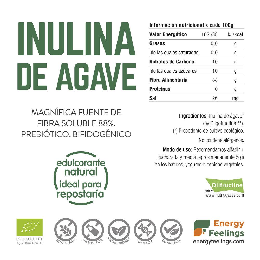 Inulina de agave Energy feelings 1 kg