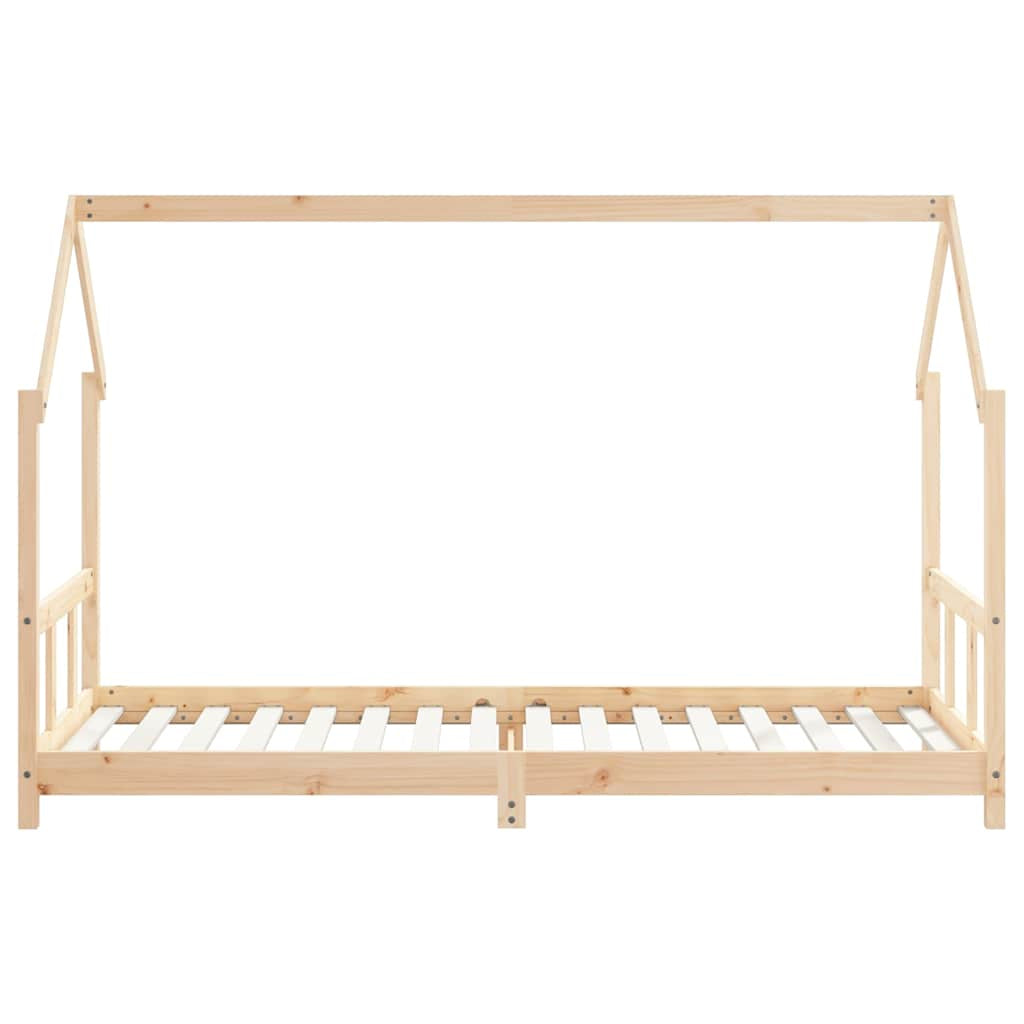 Vidaxl Estructura De Cama Para Niños Madera Maciza De Pino 90x200 Cm_3