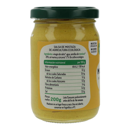 Mostaza Bio El Granero, 200 gr