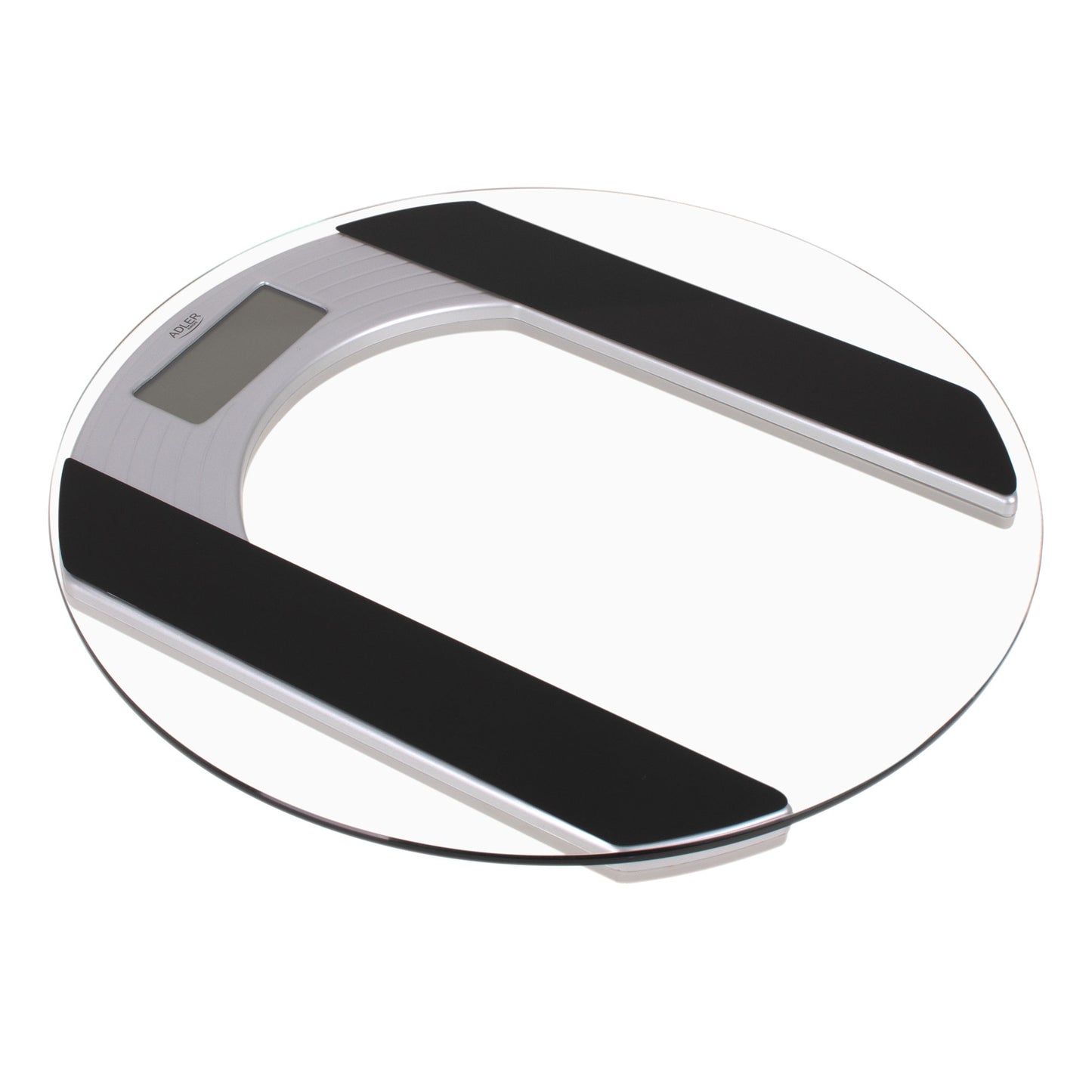 Báscula De Baño Digital Cristal Templado, Alta Medición 150 Kg 100 G, Apagado Automático, Fácil Adler Ad8122 Transparente