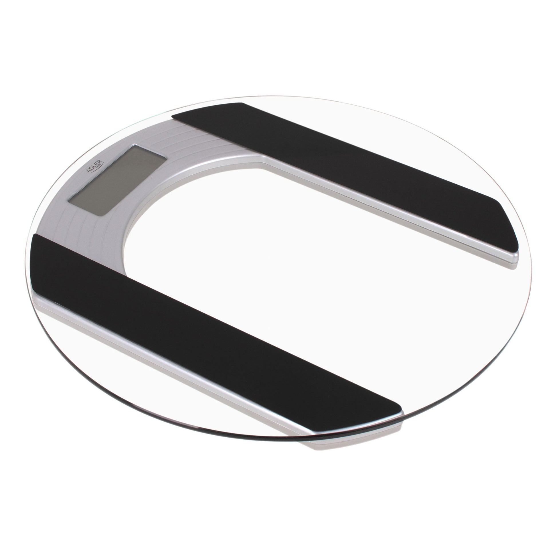 Báscula De Baño Digital Cristal Templado, Alta Medición 150 Kg 100 G, Apagado Automático, Fácil Adler Ad8122 Transparente