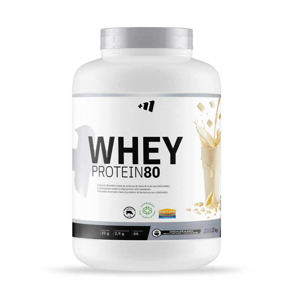 Whey Protein80 - 2 Kg - Chocolate Blanco - Aumenta La Masa Muscular - Masmusculo_0