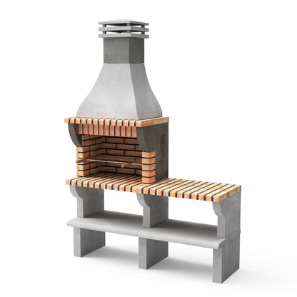 Barbacoa Maipu XL con bancada Movelar Con brasero