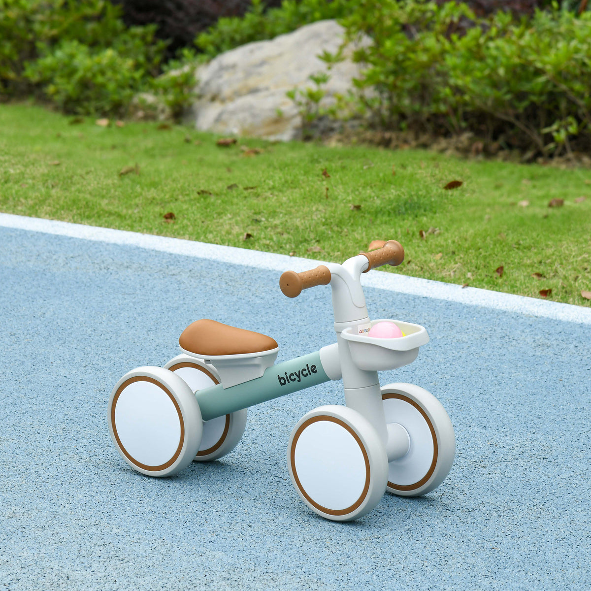 Aiyaplay Bicicleta Sin Pedales Para Niños De 12-36 Meses 56x27x39 Cm Verde_1