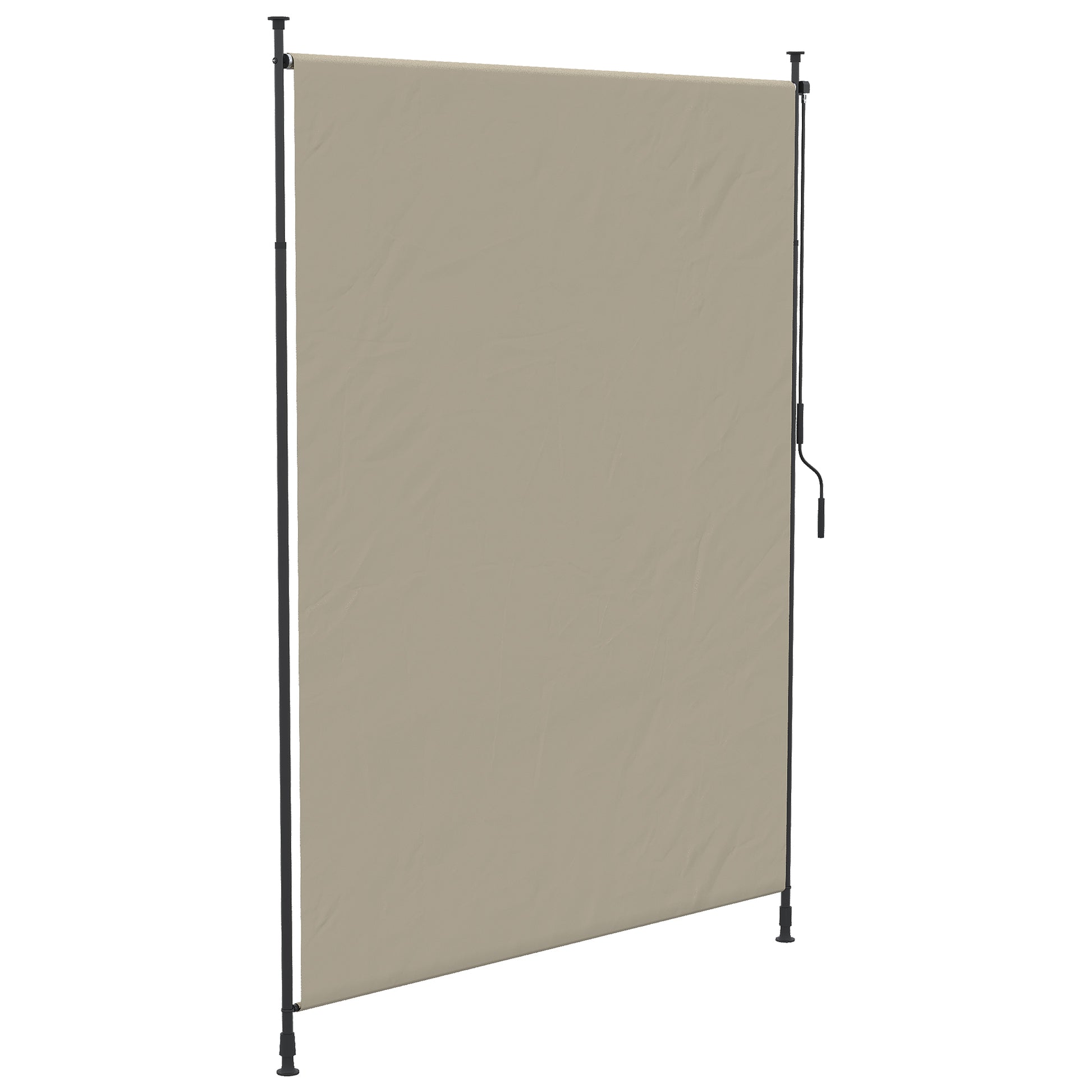 Outsunny Toldo Vertical Exterior 200x305 Cm Pantalla Privacidad Enrollable Arena_3