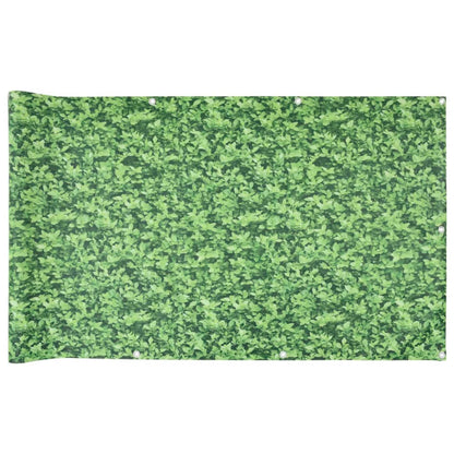 Pantalla De Privacidad De Balcón Pvc Plantas Verde 1000x90 Cm / Vetonek_3