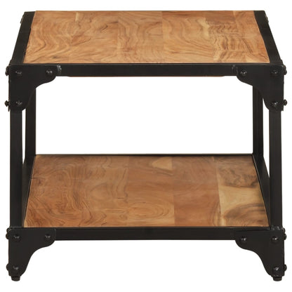 Mesa De Centro De Madera Maciza Acacia 90x45x35 Cm_1