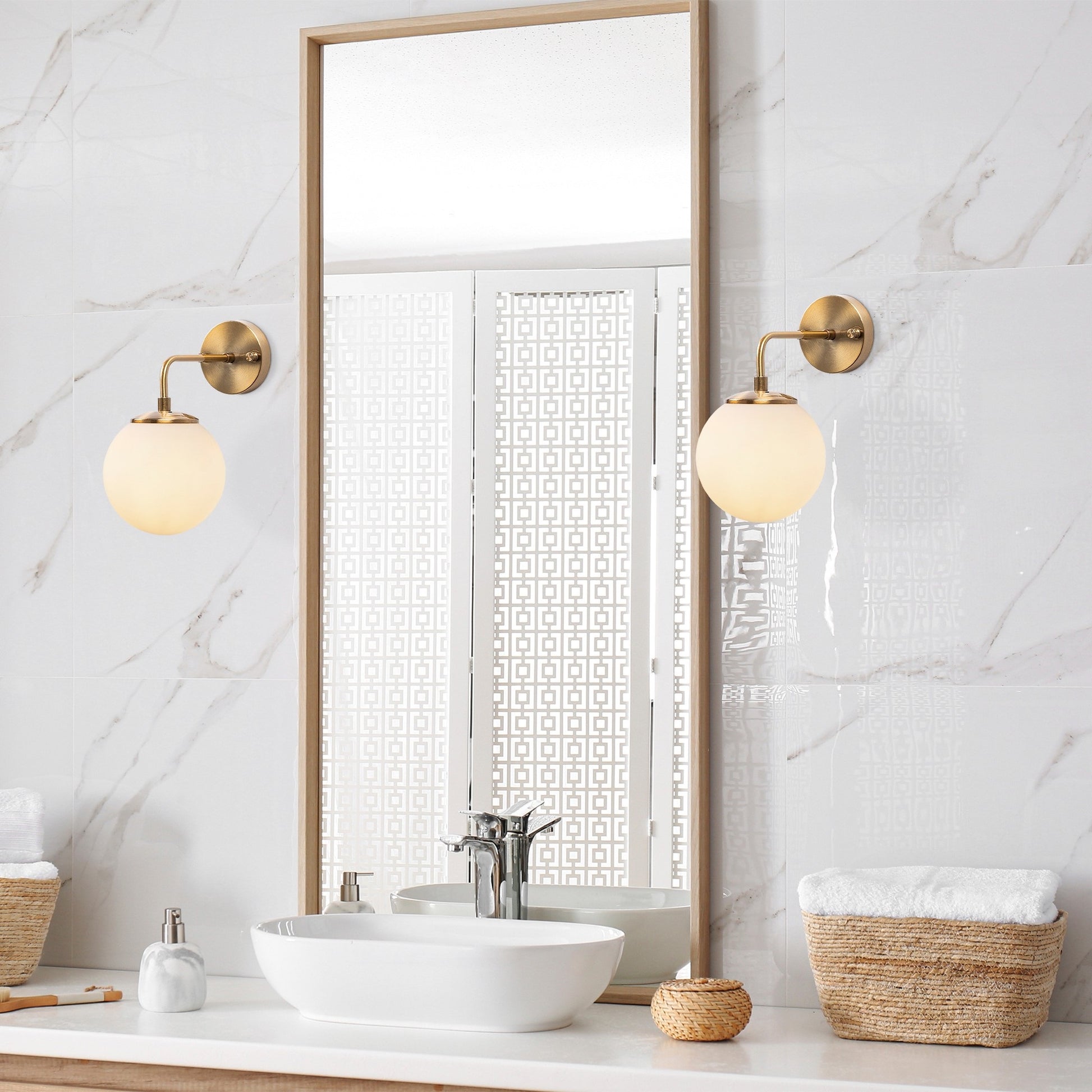 Aplique De Pared Pantalla Blanca, Metal , Vintage, 15x27x25, Casquillo E14 Max 40 W_3