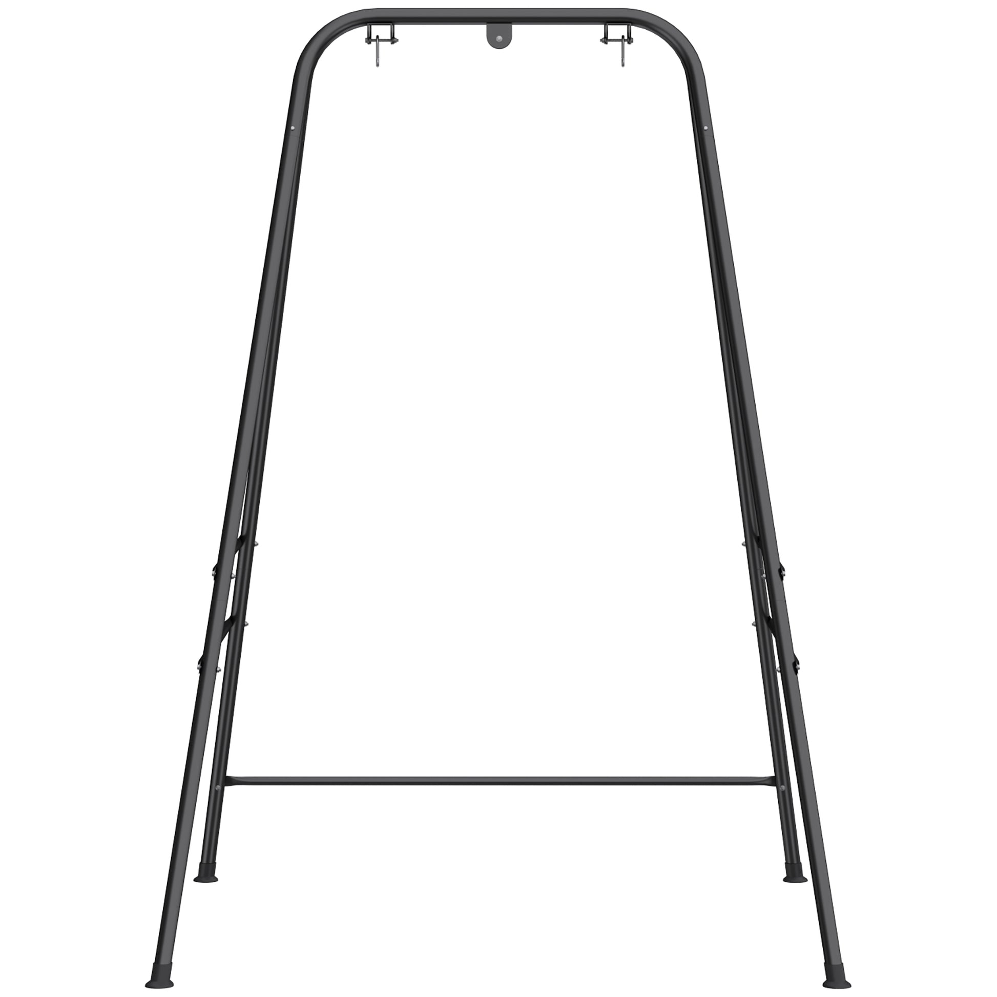Outsunny Soporte Para Silla Colgante Y Hamaca 183 Cm Estructura De Acero Negro_4