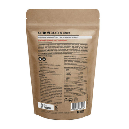Kefir Vegano Bio En Polvo -con Prebióticos, Probióticos, Postbióticos- 90g - Orgánica Superfoods_1