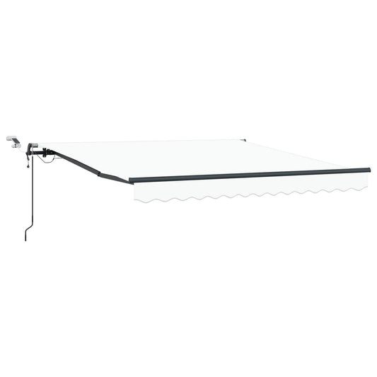 Toldo Retráctil Blanco 350 X 250 Cm Poliéster_0