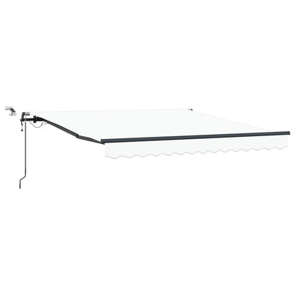 Toldo Retráctil Blanco 300 X 250 Cm Poliéster_0
