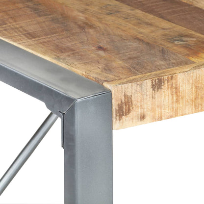 Mesa De Comedor Madera De Mango Rugosa 140x140x75 Cm_2
