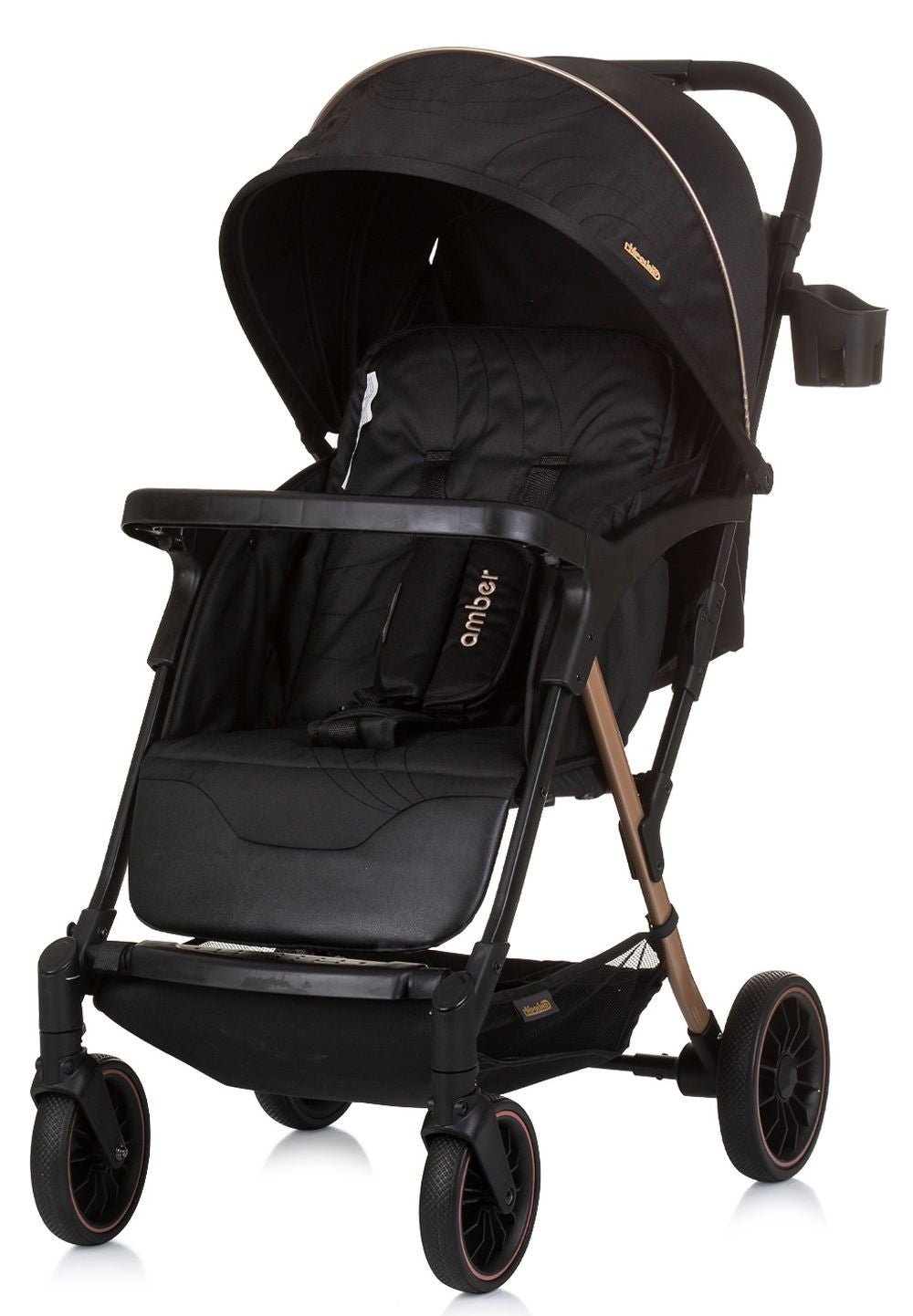 Silla De Paseo Amber Obsidian Desde El Nacimiento Hasta 22 Kg De Chipolino_1