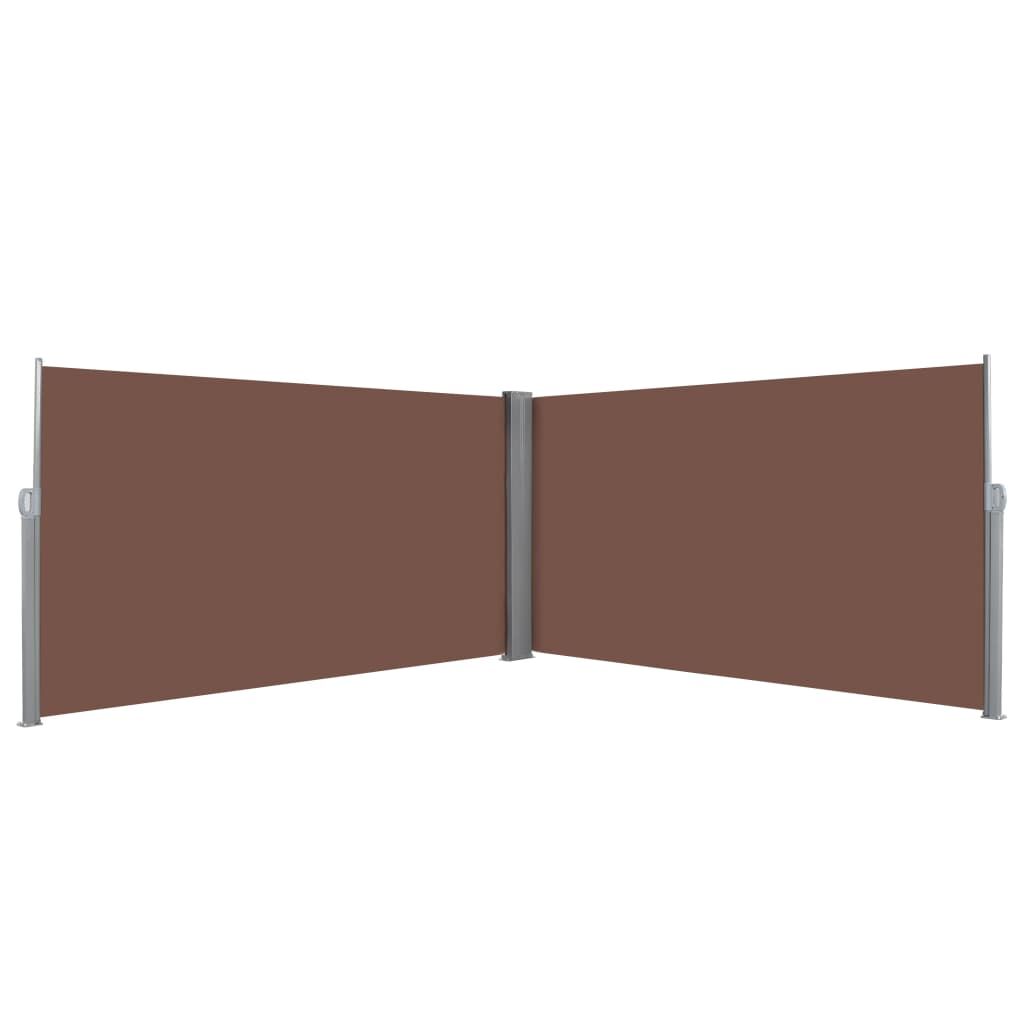 Vidaxl Toldo Lateral Retráctil 160x600 Cm Marrón_0