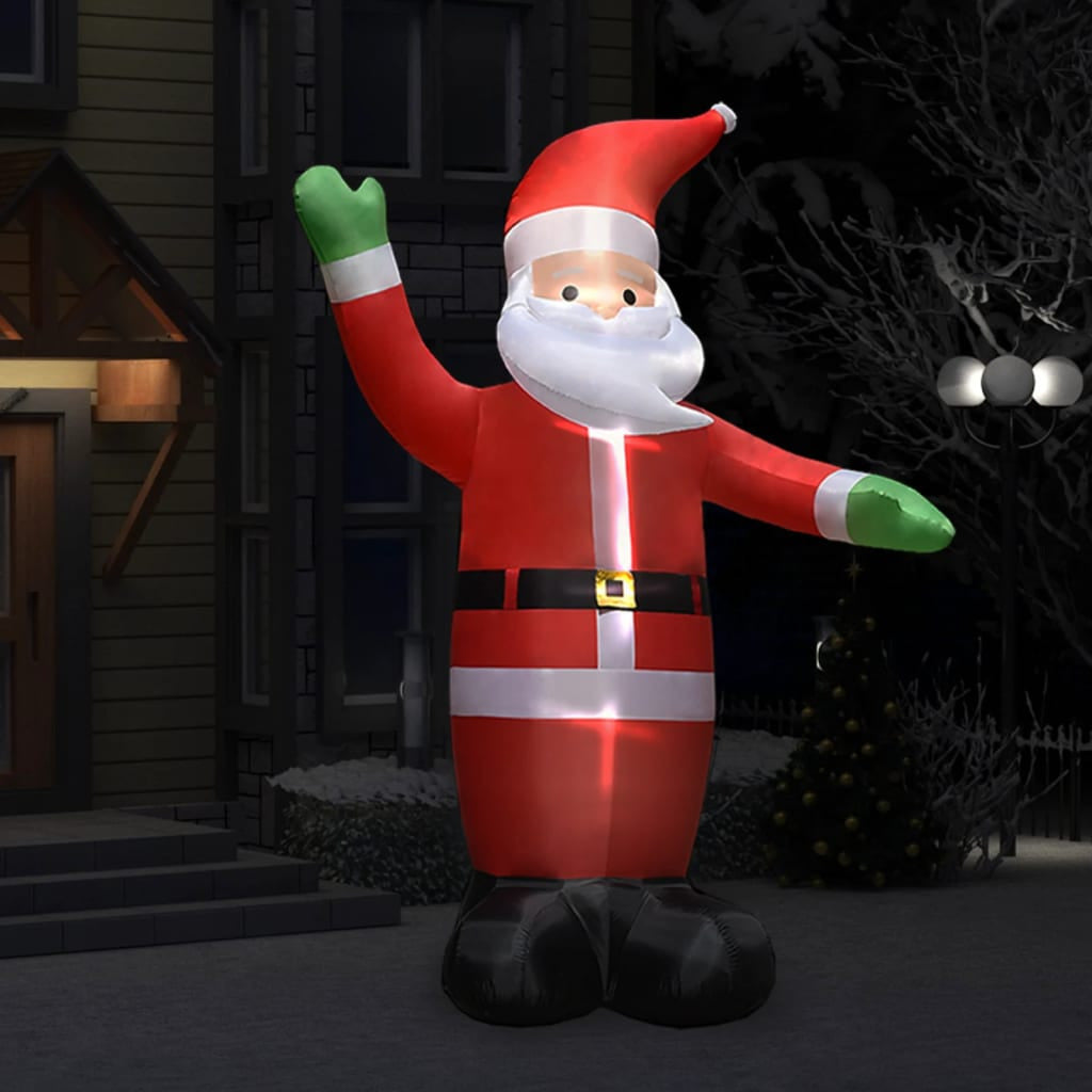 Vidaxl Papá Noel Inflable Con Leds Decoración Navideña Ip44 3 M_1