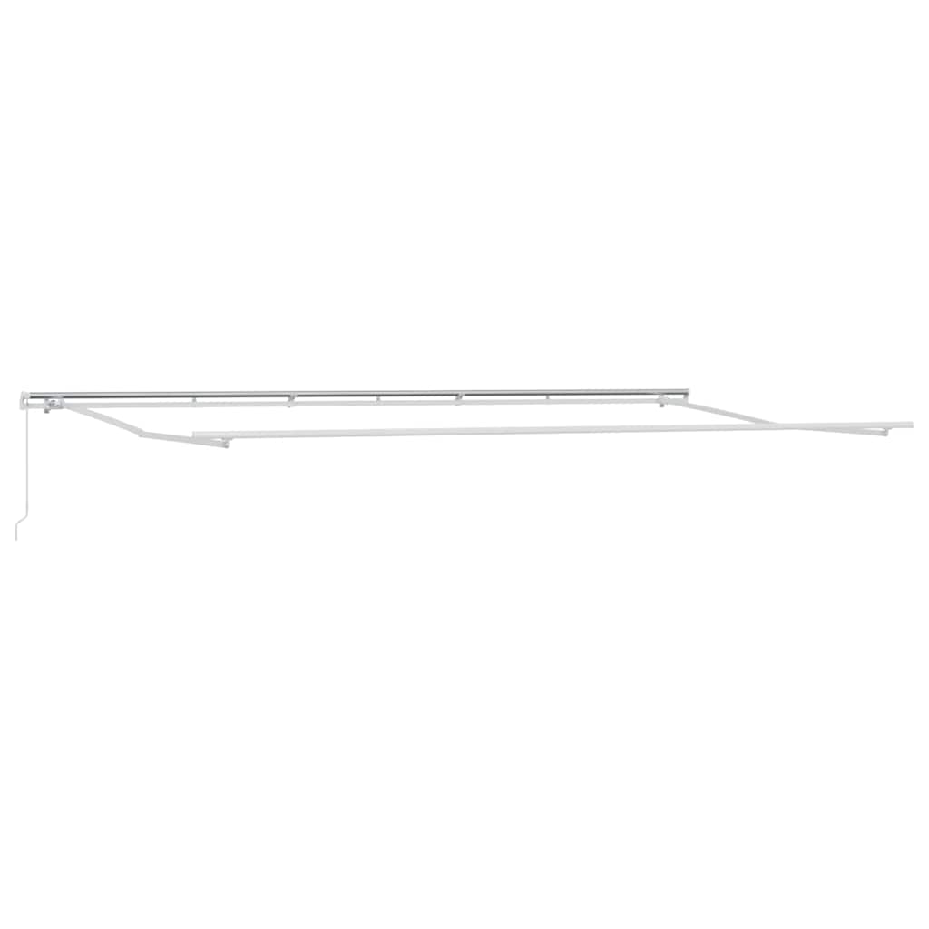 Toldo Retráctil Blanco 600 X 300 Cm Poliéster Y Aluminio_3