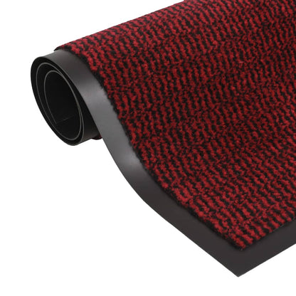 Vidaxl Alfombras De Entrada Rectangulares De Nudo 2 Uds Rojo 120x180cm_0