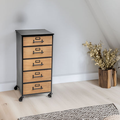 Wellhome Cajonera Archivos Retro Metal Y Madera