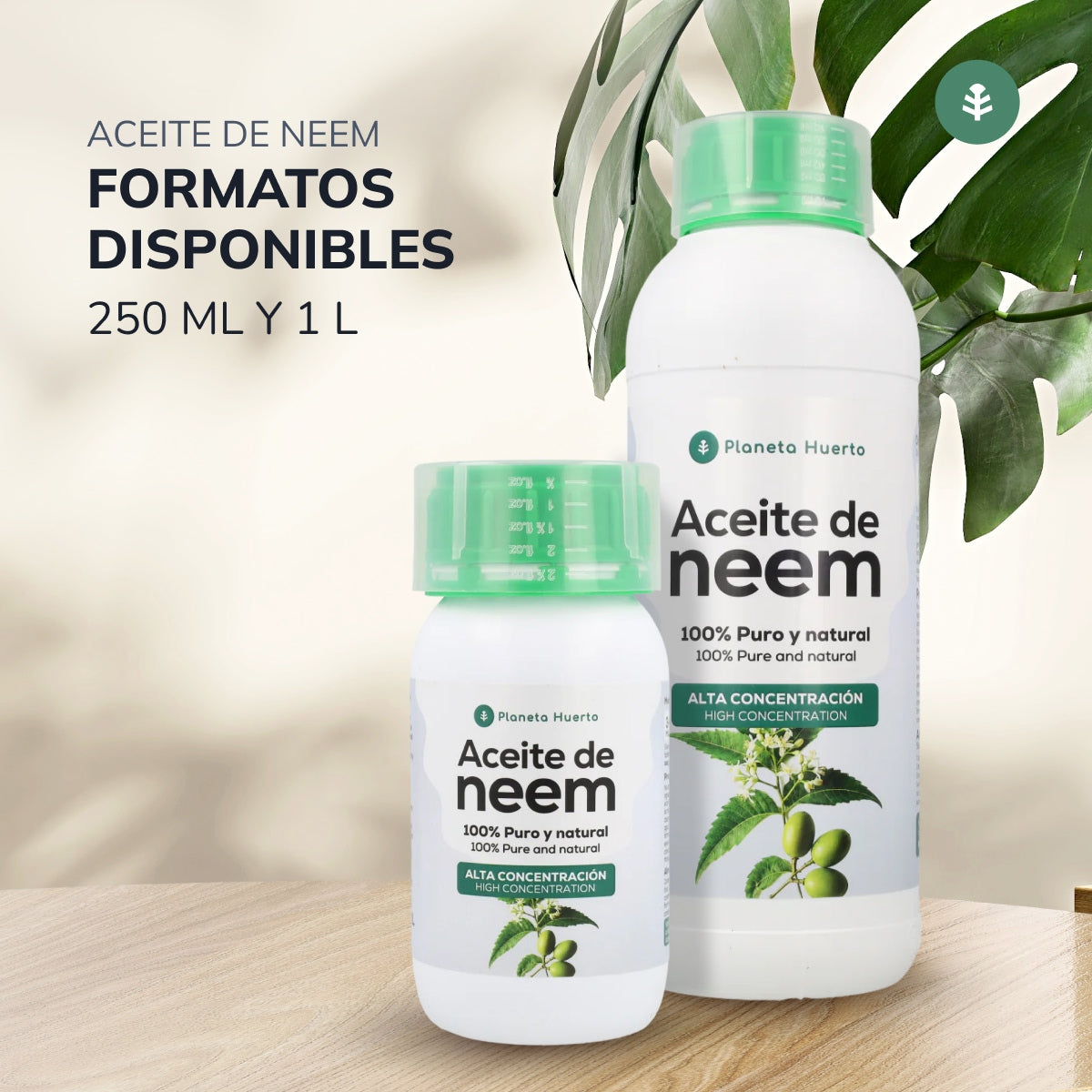 Aceite de Neem 100% Puro y Natural Planeta Huerto 250ml