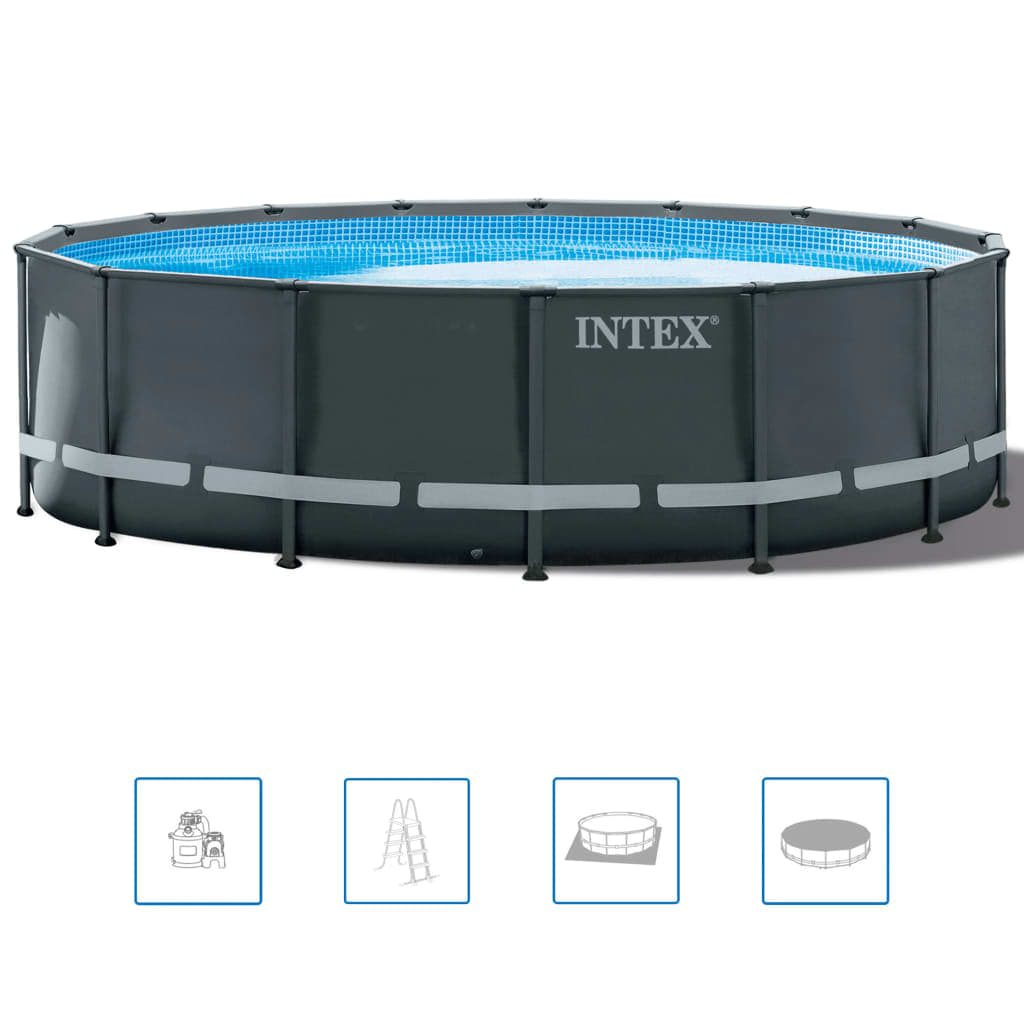 Intex Conjunto De Piscina Redonda Ultra Xtr Frame 488x122 Cm_2