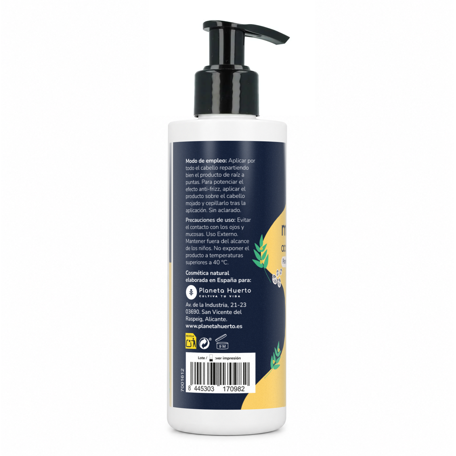 Acondicionador Leave in Método Curly Planeta Huerto 200 ml