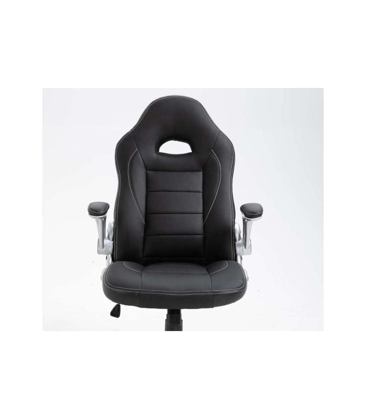 Silla De Escritorio Victoria En Negro. Alto: 112-120, Ancho: 70, Fondo: 51_1