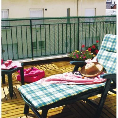 Malla Cuadranet 1x5m 5x5 mm Nortene Marrón