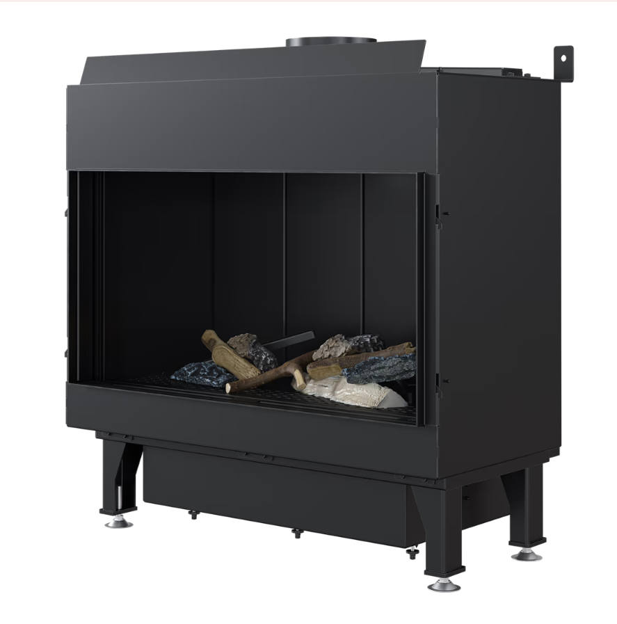 Bricosol Chimenea De Gas Kratki Leo 70 Afrontar Propano ∅ 100/150 4,8 Kw_1
