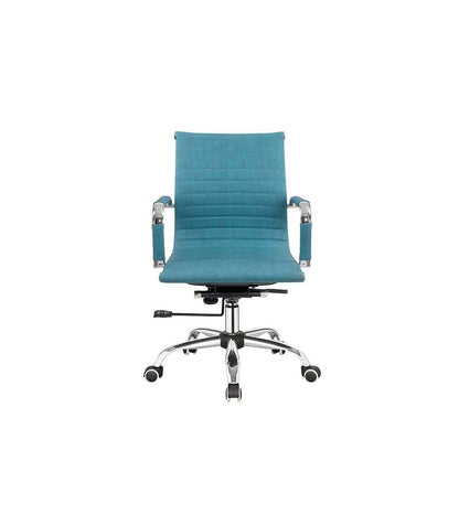 Silla Despacho Giratoria Elevable Acabado Turquesa, 90-97 Cm(alto)58 Cm(ancho)64 Cm(largo)_0