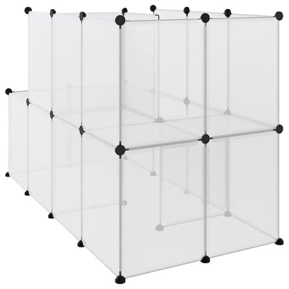 Vidaxl Jaula De Animales Pequeños Pp Y Acero Transparente 142x74x93 Cm_4