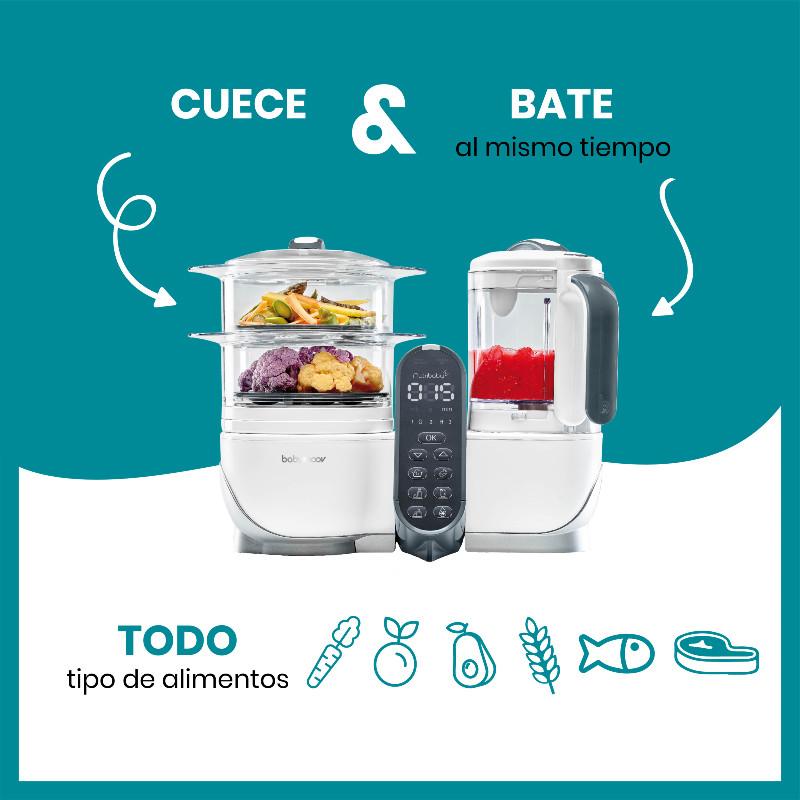 Robot multifunción Nutribaby (+) Blanco Babymoov Gris Industrial