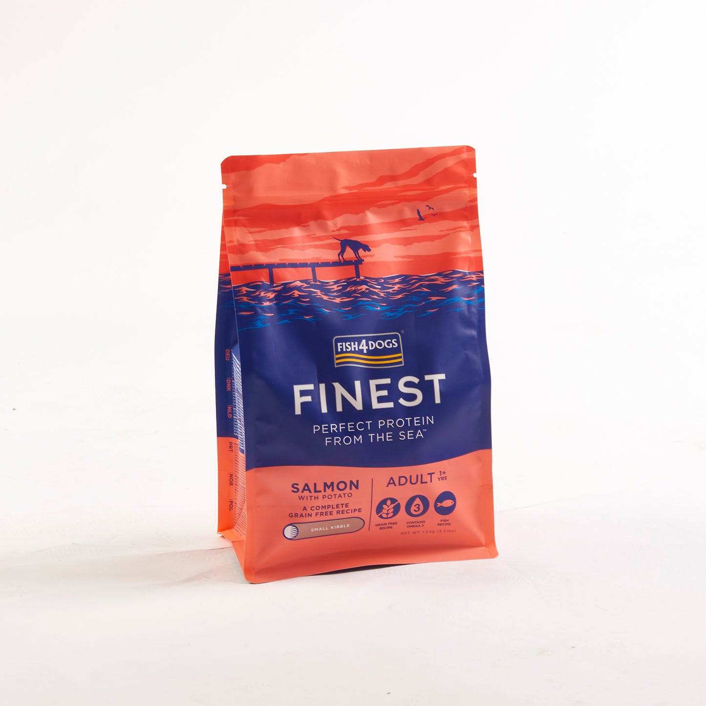 Fish4dogs Pienso Para Perro Adulto Sin Cereales – Salmón Y Patata Razas Pequeñas 6 Kg_0