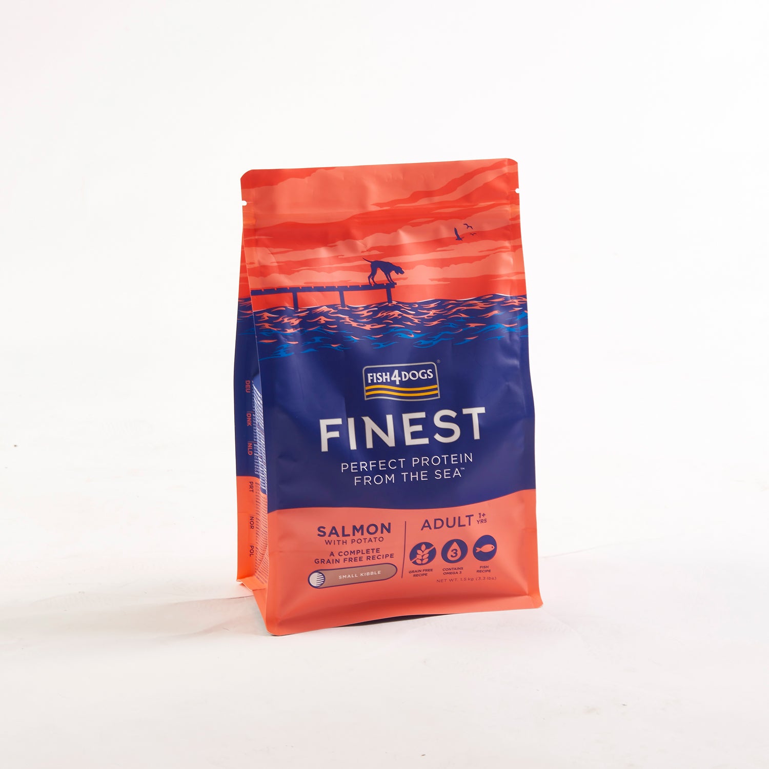 Fish4dogs Pienso Para Perro Adulto Sin Cereales – Salmón Y Patata Razas Pequeñas 6 Kg_0