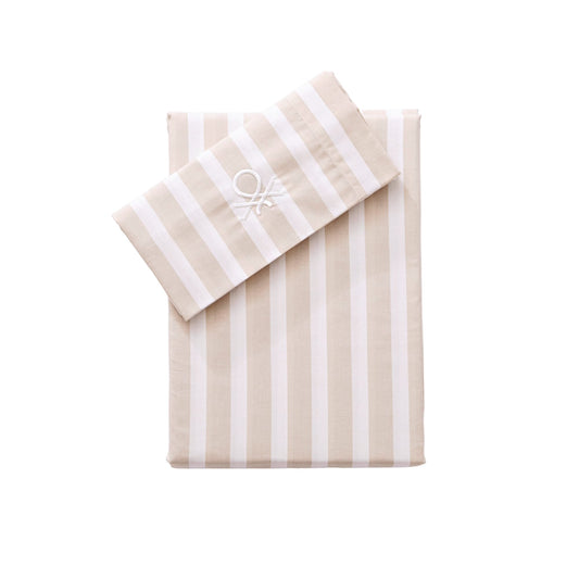 Set De Sabanas 4pcs Cama Doble Plus: Sabana Encimera (230x270cm) + Sabana Bajera (150x200+28cm) + 2 Fundas De Almohada (2x45x80cm) 144tc 100% Algodon_0
