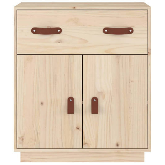Aparador De Madera Maciza De Pino 65,5x40x75 Cm / Vetonek_0