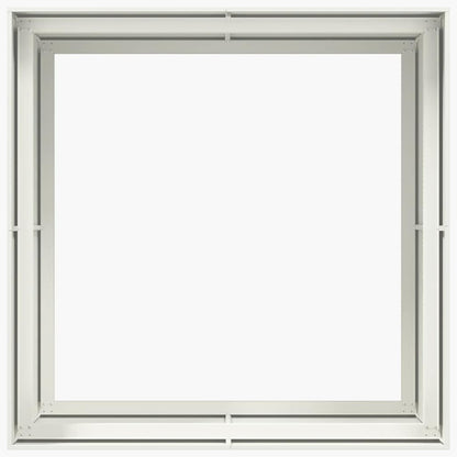 Jardinera Acero Blanco 100x100x80 Cm_4