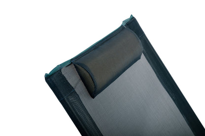 Juego De 2 Sillas De Jardín Plegables De Acero Azul - Muebles De Jardín - Chilian - 76x50x74cm_1