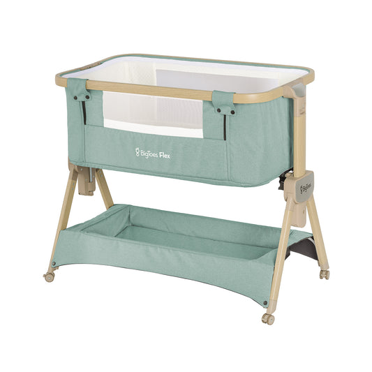 Minicuna De Colecho Plegable Bigtoes Flex Green Mineral_0